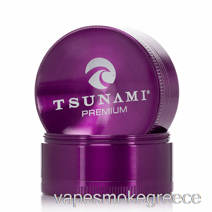Vape Greece Tsunami 1,9 ιντσών βυθισμένος επάνω μύλος 4 τεμαχίων μωβ (50 Mm)